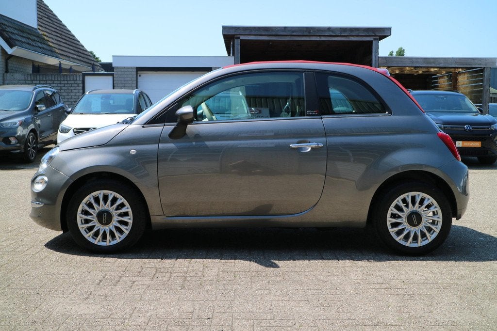 Fiat 500 C 1.0 Hybrid Dolcevita | Cabrio! | Als Nieuw! |, Auto's, Fiat, Gebruikt, Cabriolet, 4 stoelen, Leder