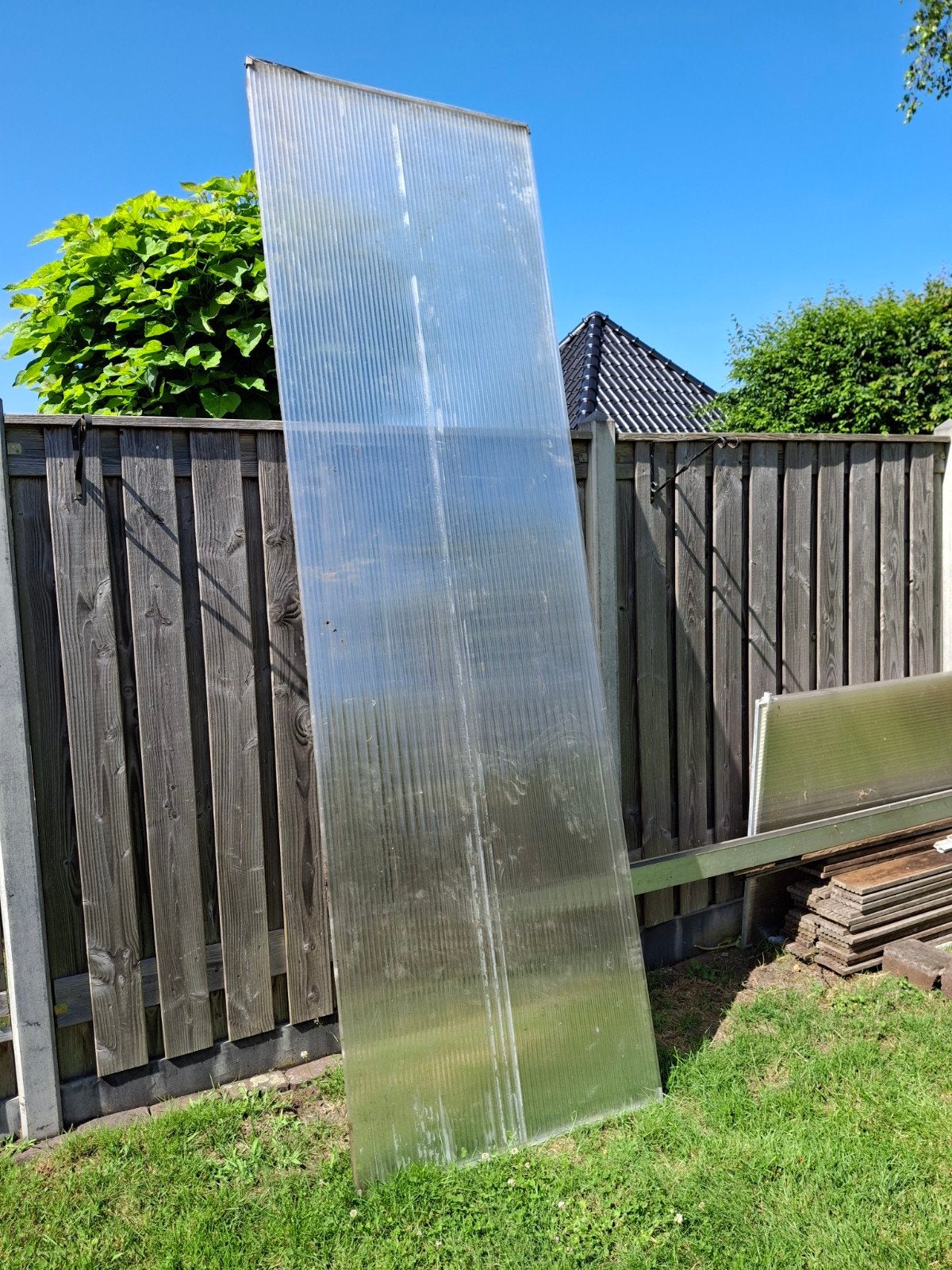 Kweekkas onderdelen: aluminium frame en polycarbonaat, Tuin en Terras, Kassen, Ophalen, Kweekkas, Aluminium, Polycarbonaat