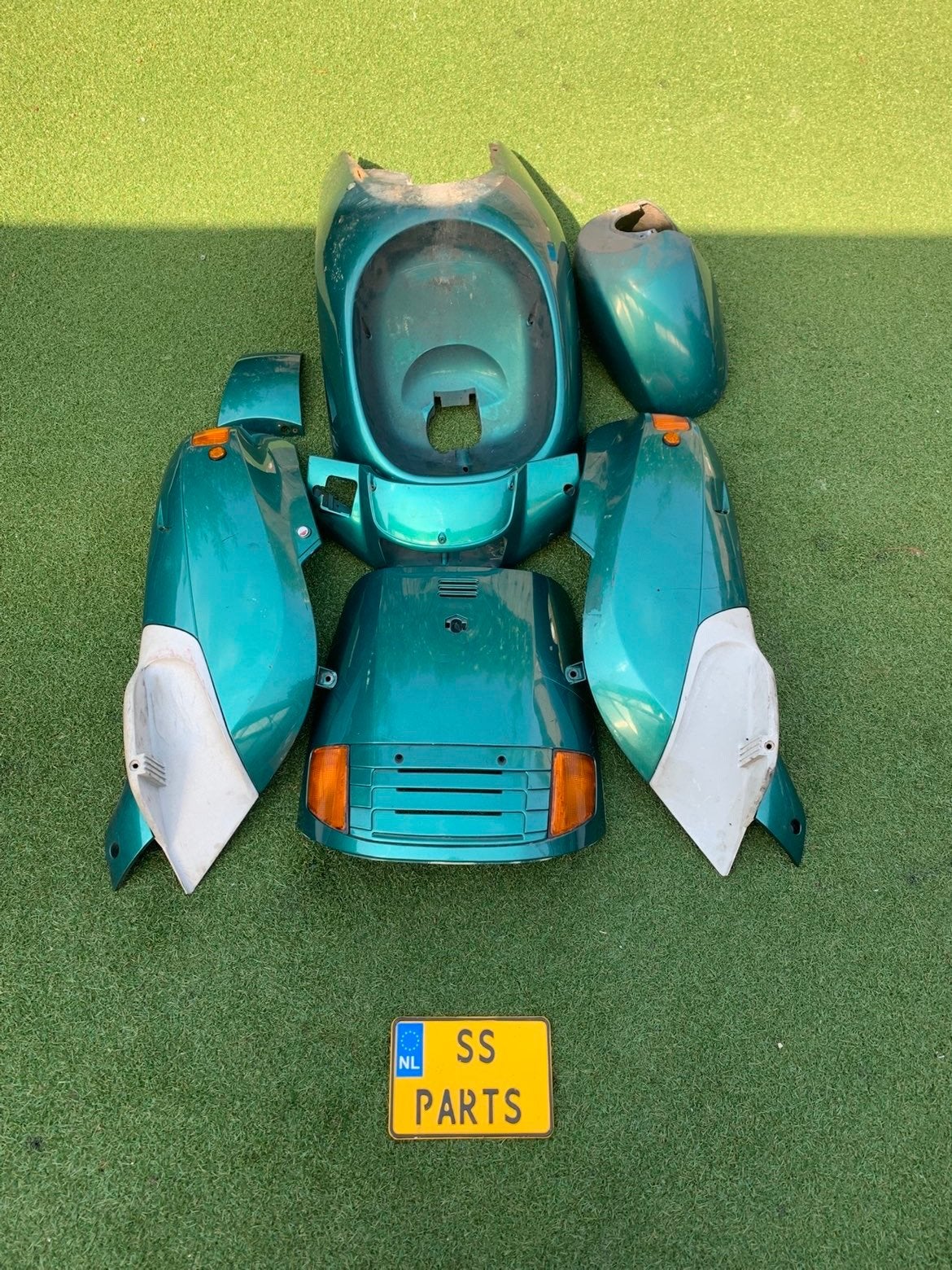 Skr 125cc kappenset compleet groen, Ophalen