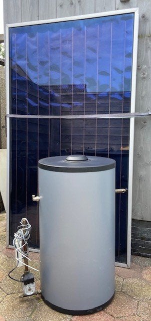 DSS Zonnecollector met 120 L boiler, Doe-het-zelf en Verbouw, Ophalen, Gebruikt, 100 liter of meer, Boiler