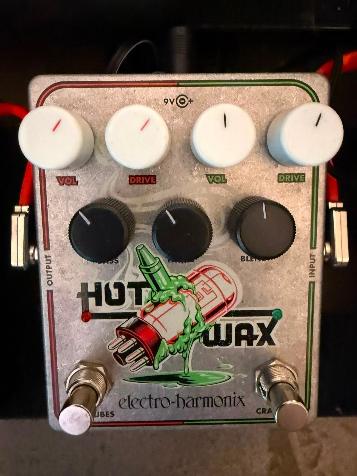 Electro Harmonix Hot Wax Dual Overdrive Gitaarpedaal, Muziek en Instrumenten, Effecten, Ophalen of Verzenden, Zo goed als nieuw