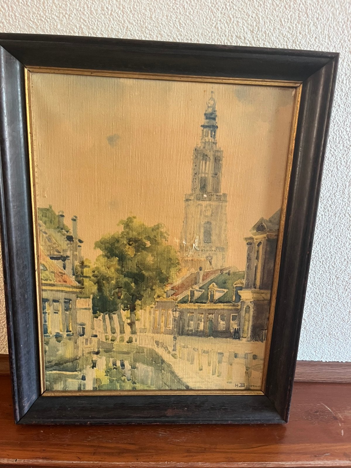 Stadsgezicht van Herman Bogman, Antiek en Kunst, Ophalen