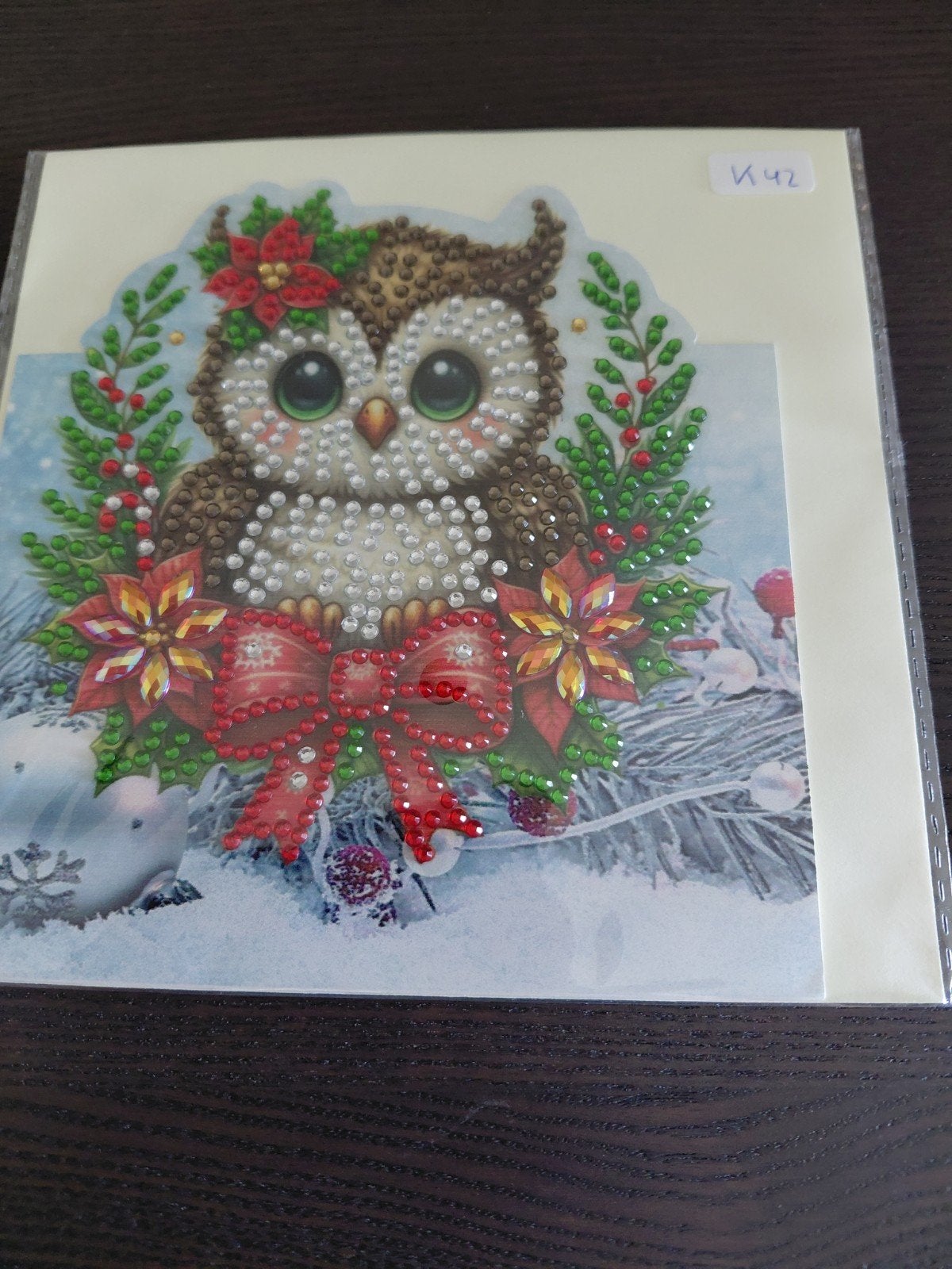 Diamond painting kerstkaart 5+1 gratis, Ophalen, Nieuw, Kerst