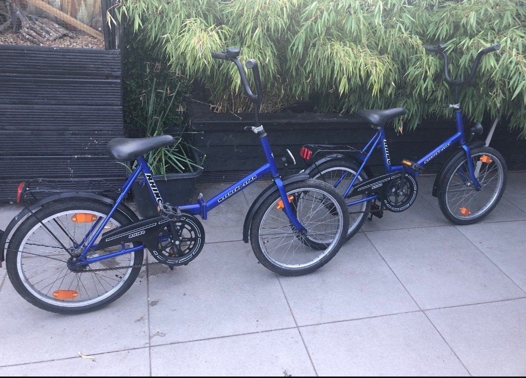 Twee Rhino weekendstar vouwfietsen, Ophalen, Gebruikt