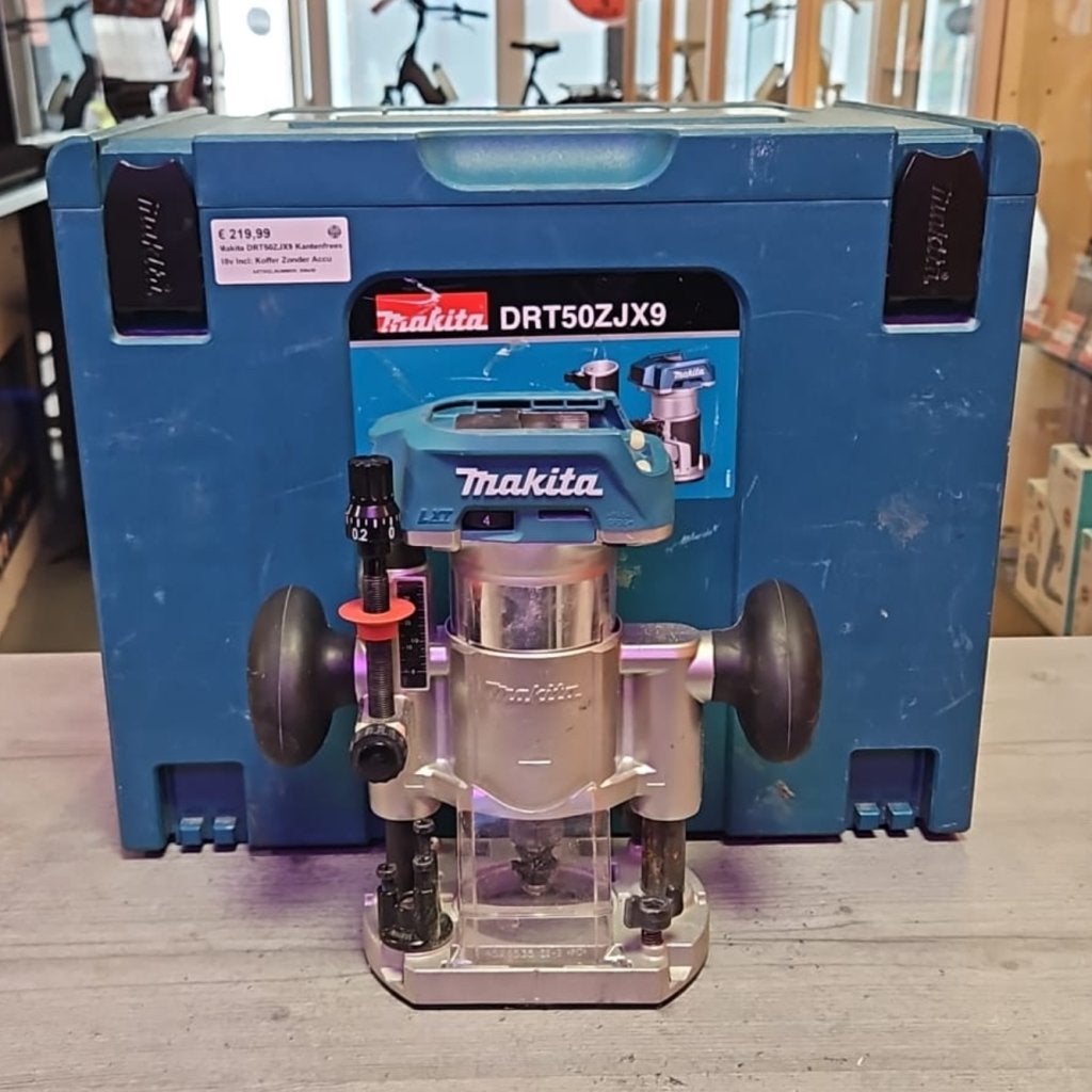 Makita DRT50ZJX9 Kantenfrees 18v Incl: Koffer Zonder Accu, Makita, Gebruikt, Support@makita.com, Makita Corporation, 3-11-8, Sumiyoshi-cho, 
Anjo, Aichi 446-8502
Japan