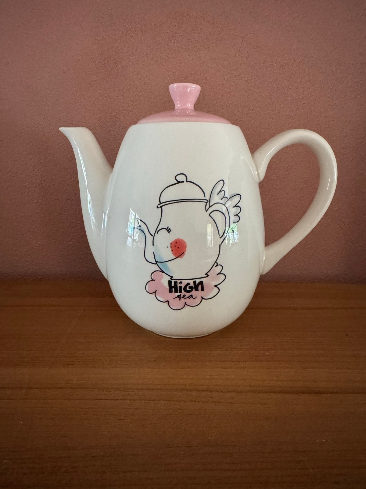 Blond Amsterdam Blondelicious Theepot - High Tea/Piece of Ca, Ophalen of Verzenden, Zo goed als nieuw, Steen/keramiek, Wit