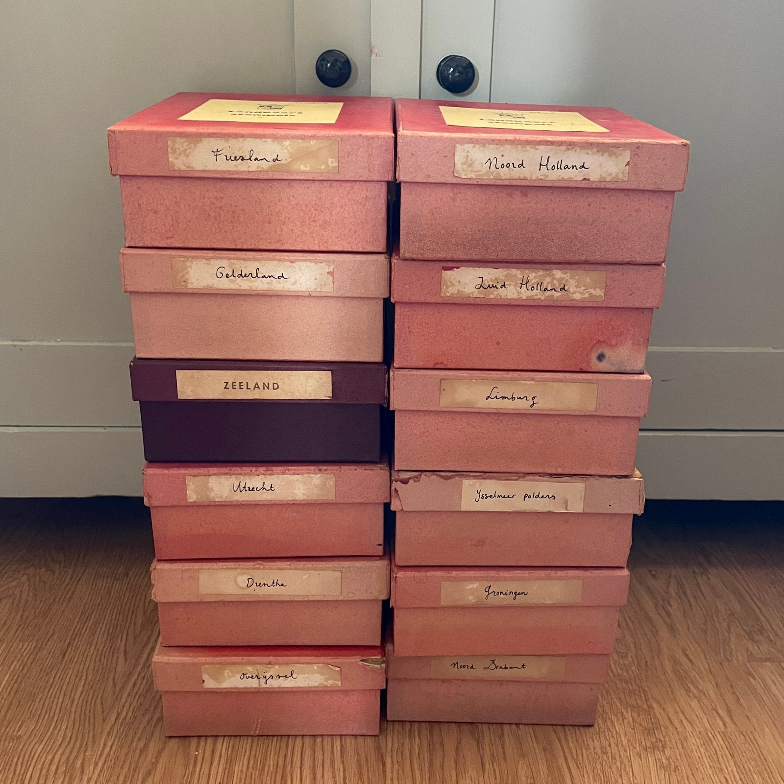 Landkaart stempels, Ophalen of Verzenden, Gebruikt, Overige typen