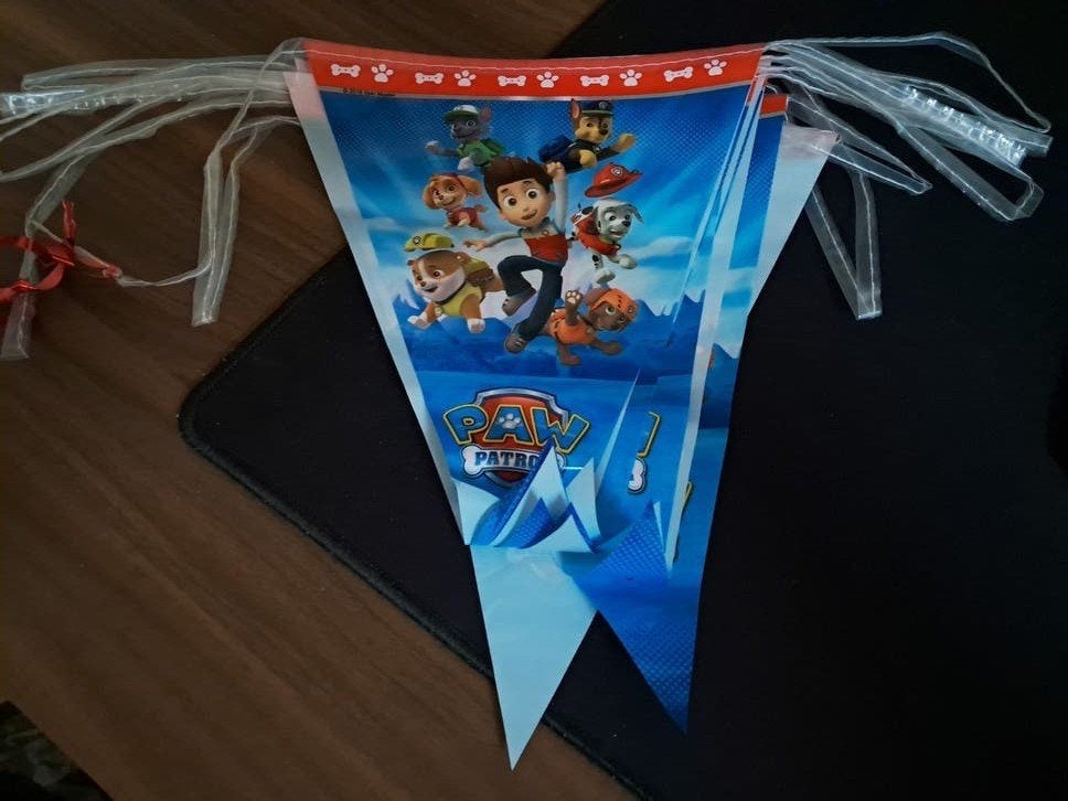 Paw Patrol Feest Vlaggenlijn, Ophalen of Verzenden, Nieuw, Versiering, Verjaardag