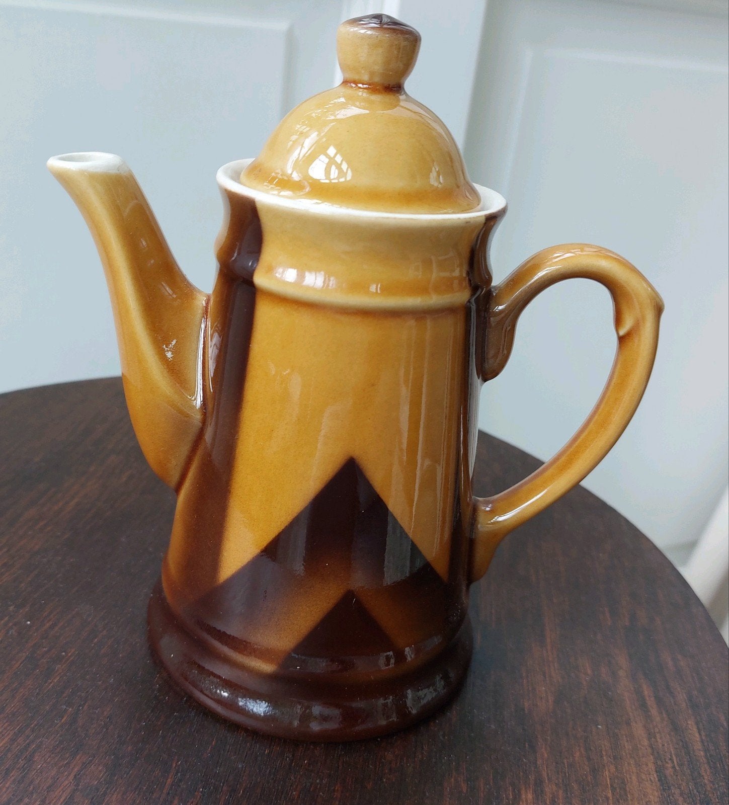 Art deco koffiekan, Bunzlau, Ophalen of Verzenden