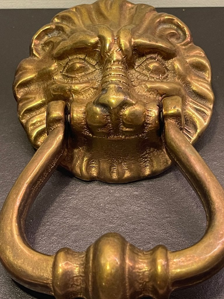 Zware messing deurklopper, Ophalen of Verzenden