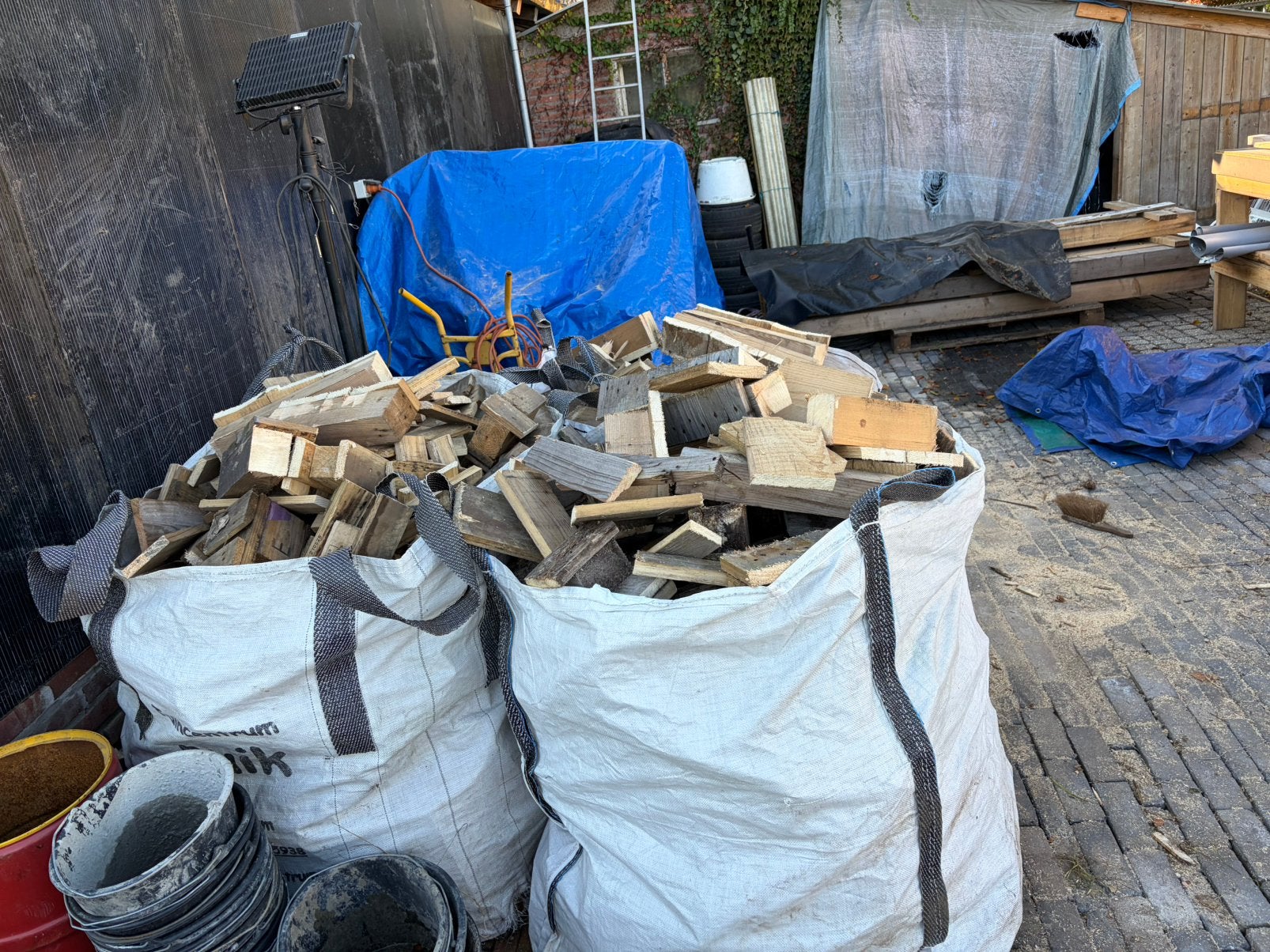 Kachel hout, Minder dan 3 m³, Ophalen