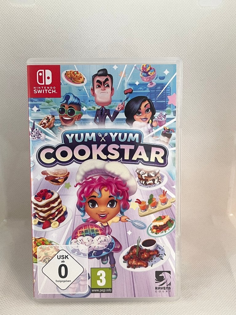 Yum Yum Cookstar - Nintendo Switch - Duits hoesje, Puzzel en Educatief, 1 speler, Ophalen of Verzenden, Zo goed als nieuw