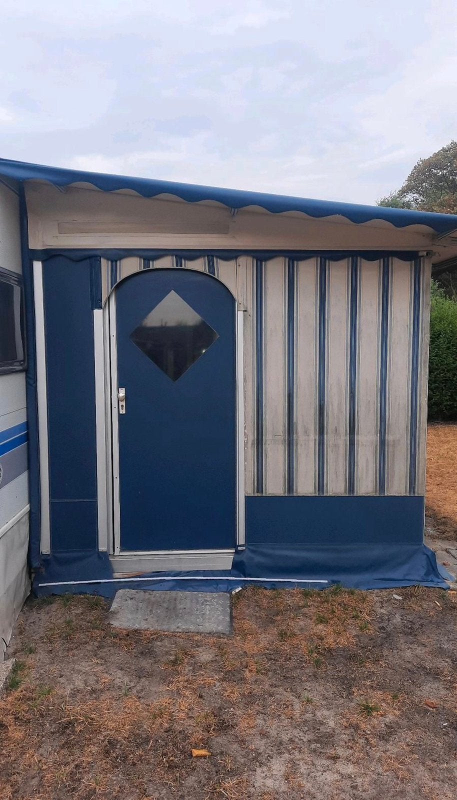 Vrijstaand aluminium voortent, 2,4 x 6 meter, Caravans en Kamperen, Ophalen, Gebruikt