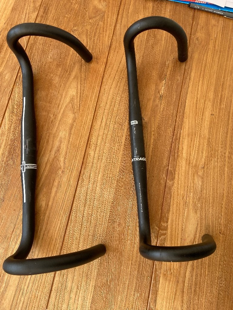 2 Aluminium racefietssturen, 44 cm Bontrager Cannondale