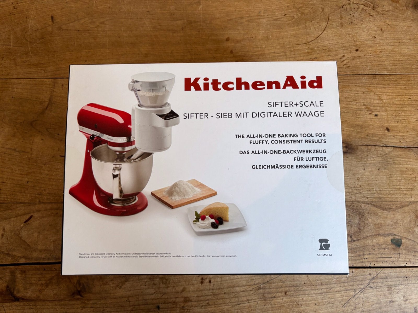 Kitchenaid kitchen aid zeef en weegschaal sifter scale nieuw, Ophalen of Verzenden, Nieuw