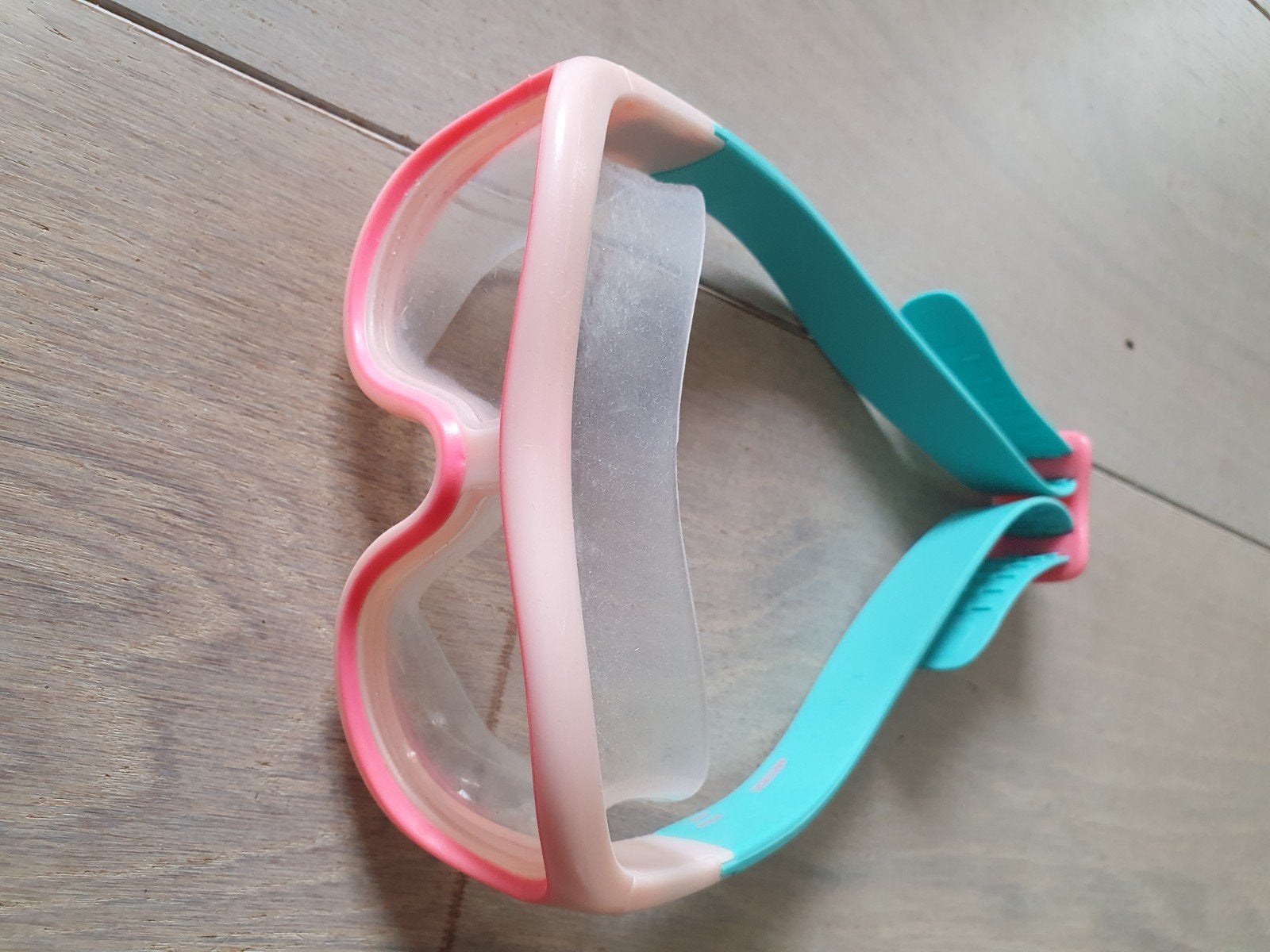 Decathlon duikbril- Roze/Turquoise, Ophalen of Verzenden, Gebruikt, Snorkelmasker