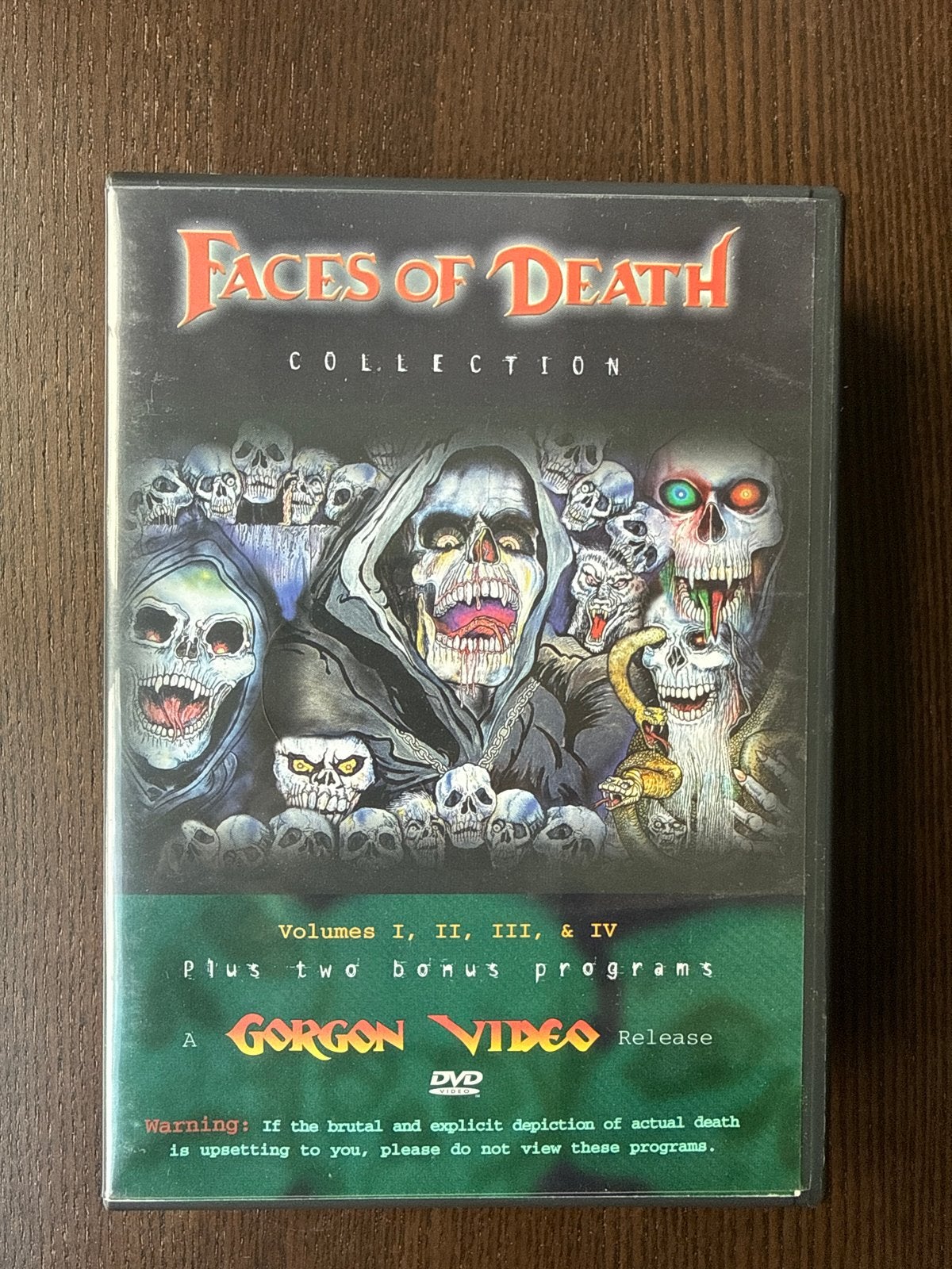 Faces of Death Collection DVD (Volumes I, II, III, & IV), Cd's en Dvd's, Vanaf 18 jaar, Ophalen of Verzenden, Gore, Gebruikt