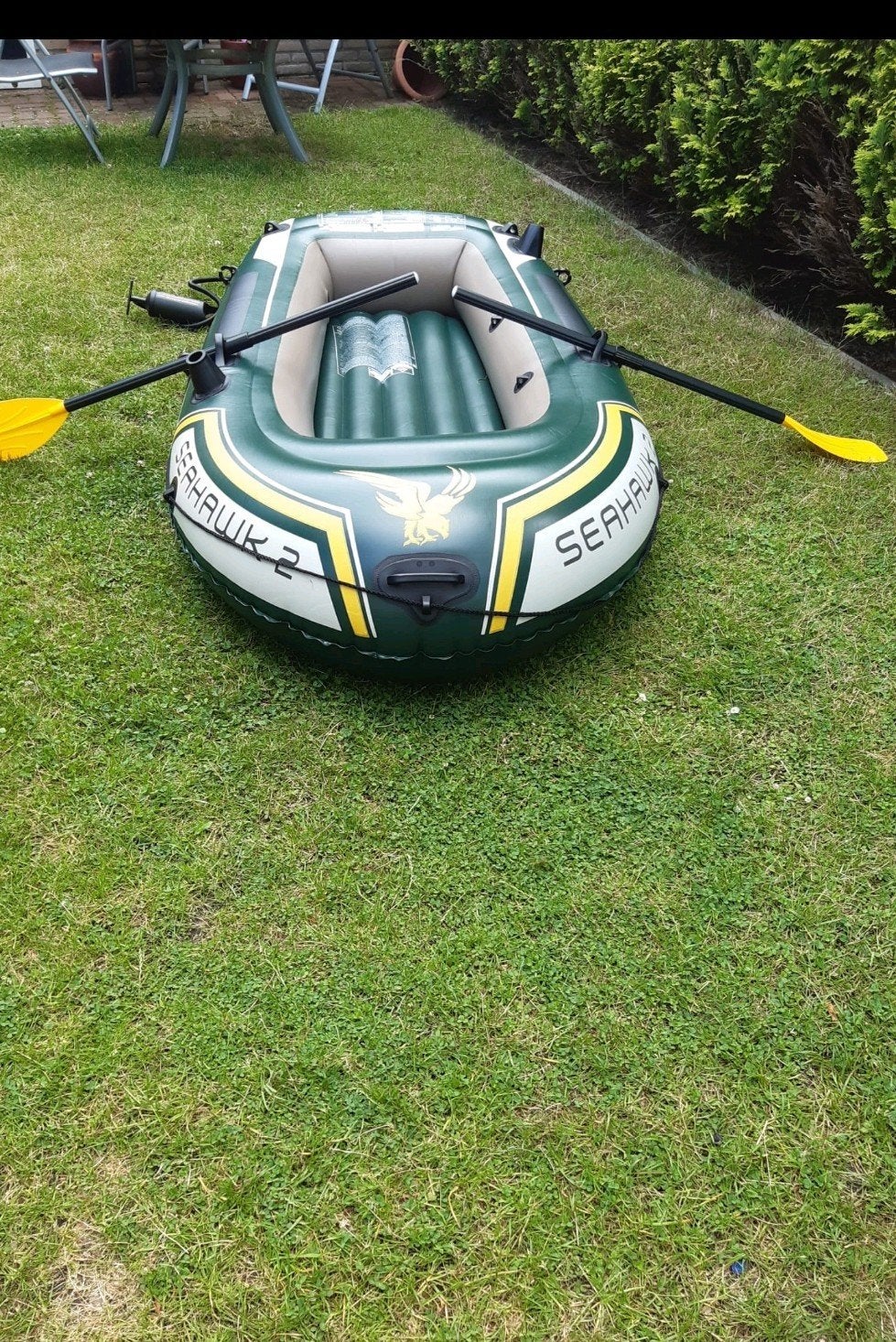 Intex grote rubberboot inclusief peddels., Ophalen, Zo goed als nieuw