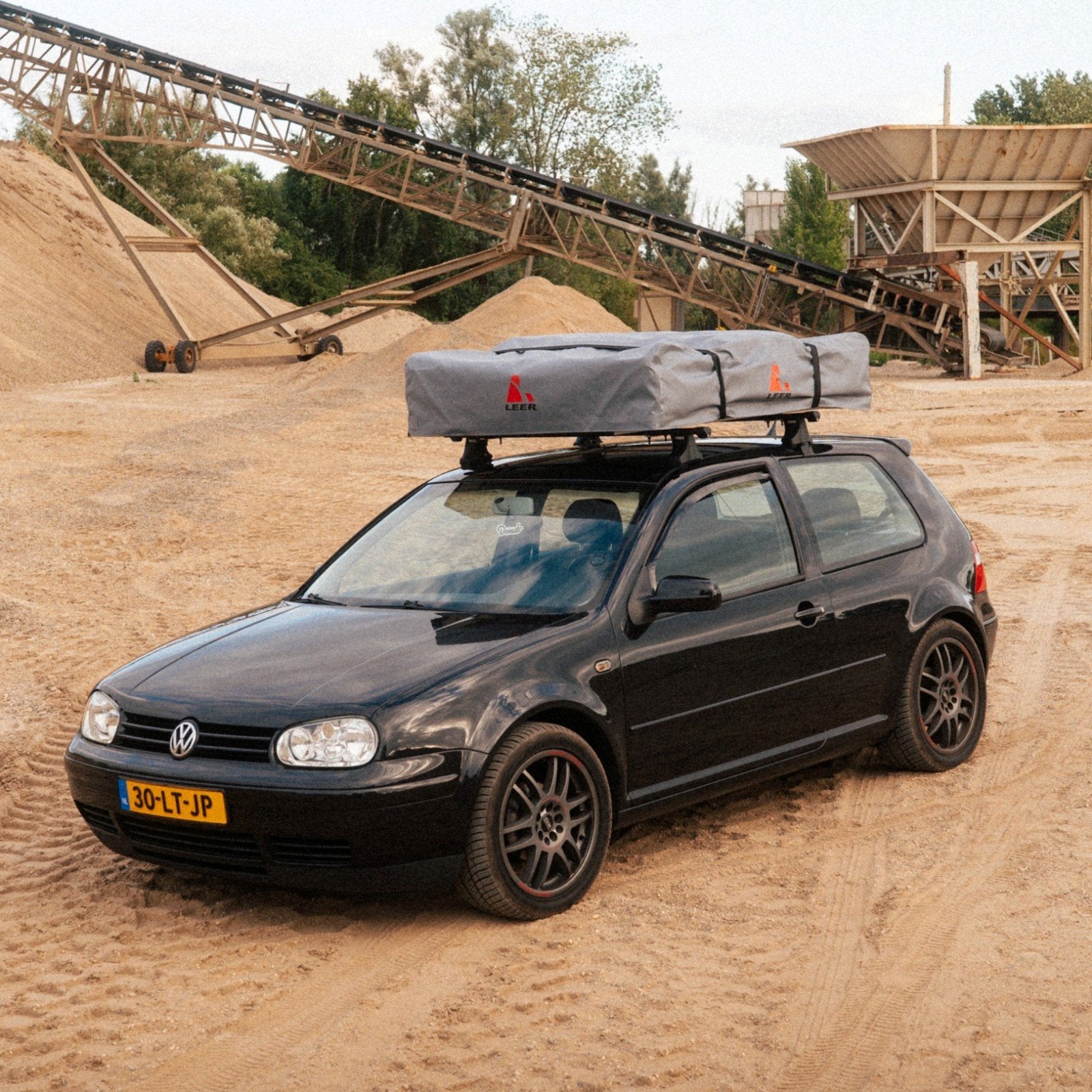Golf 4 3 deurs dakdragers Thule, Ophalen
