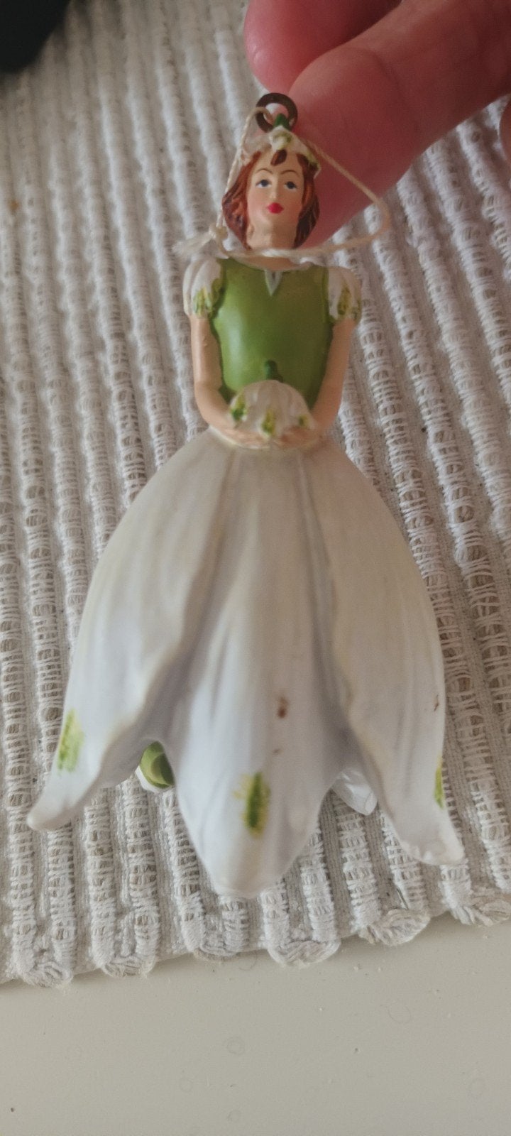 Beeldje bloemenmeisje "Sneeuwklokje", Verzamelen, Ophalen of Verzenden, Zo goed als nieuw, Fantasy