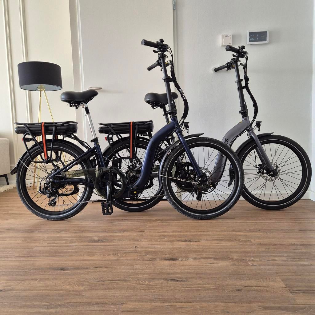 2x Z.G.A.N. Lacros Ambling  elektrische vouwfietsen (24inch), Fietsen en Brommers, 20 inch of meer, Versnellingen, Zo goed als nieuw
