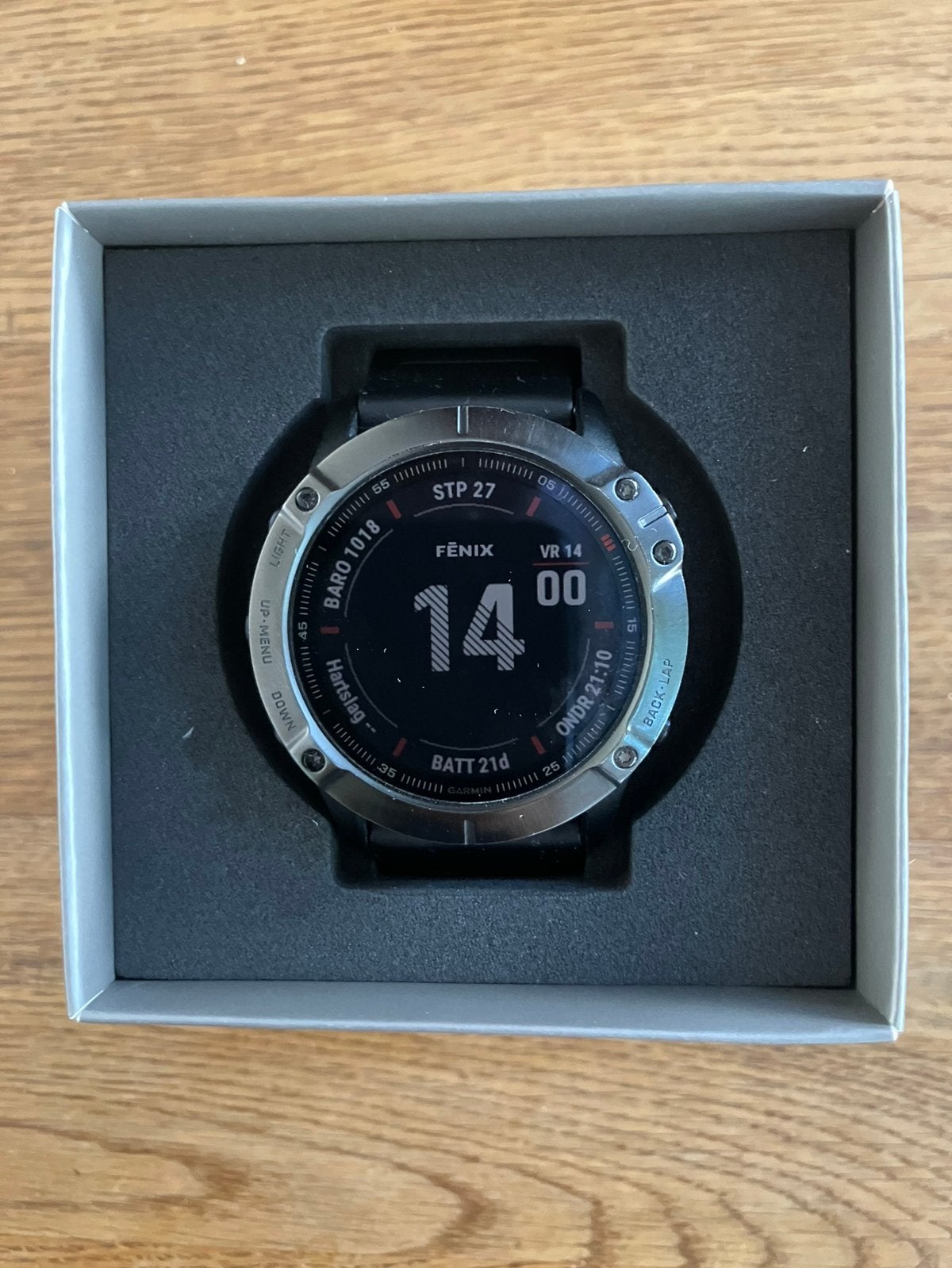 Garmin Fenix 6x Pro Sporthorloge, Ophalen, Gebruikt, Hoogte, Zwart