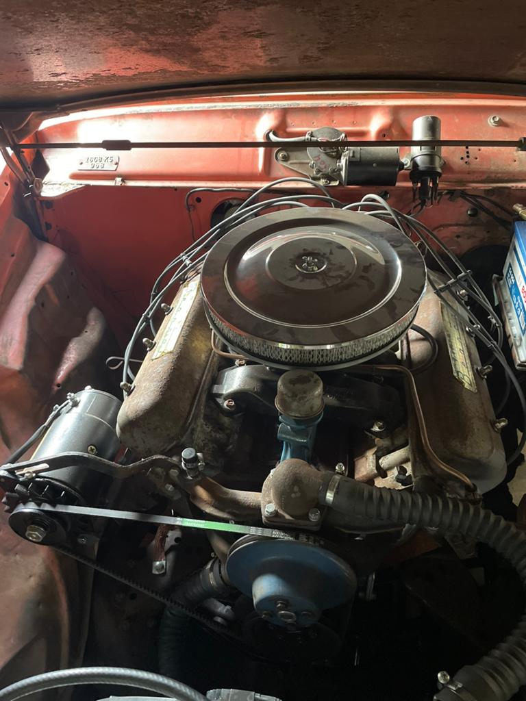 Studebaker 259/289 V8 + Borg Warner T86E-1A versnellingsbak, Ophalen, Gereviseerd, Amerikaanse onderdelen