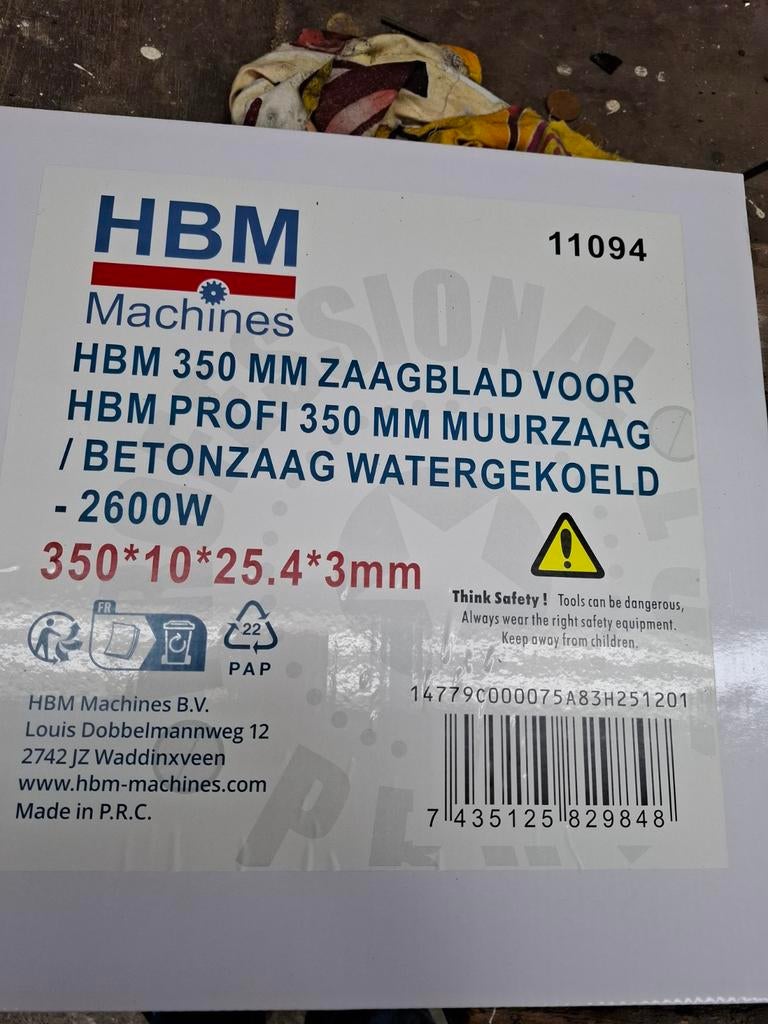 Zaagblad 350 mm NIEUW, Doe-het-zelf en Verbouw, Ophalen, Nieuw, Elektrisch, Overige soorten