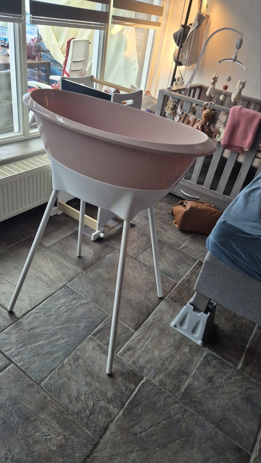 Luma babybadje met slang en thermometer, Ophalen, Zo goed als nieuw, Badje, Overige merken