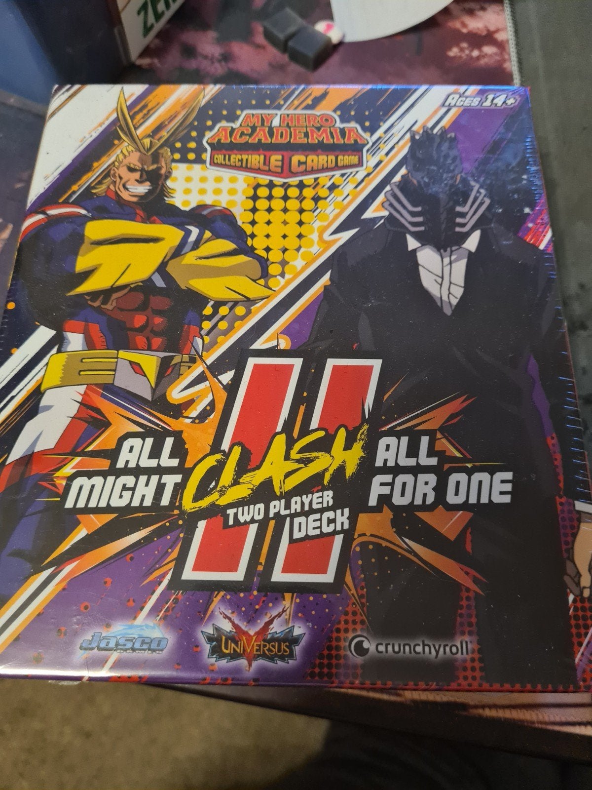My Hero Academia CCG All Might vs All For One Clash Box tcg, Ophalen of Verzenden, Nieuw, Starterdeck