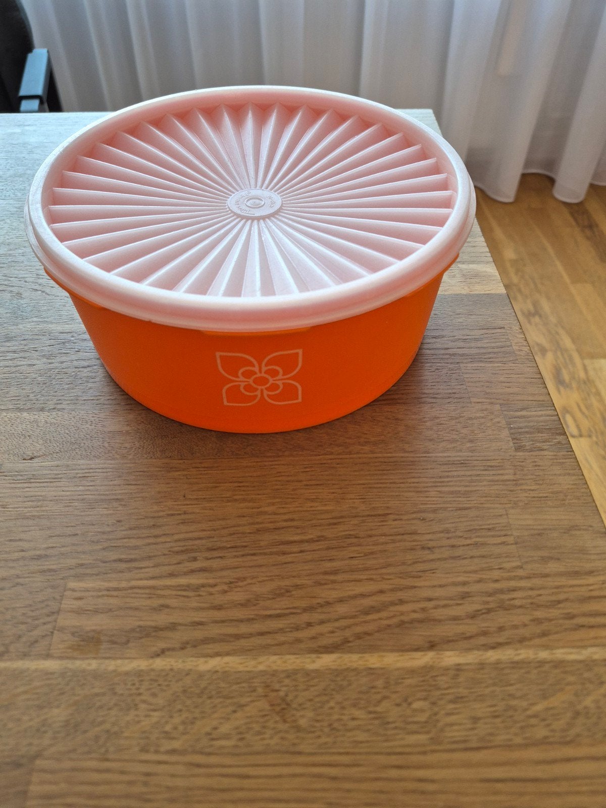 Koektrommel tupperware, Ophalen, Zo goed als nieuw, Oranje, Overige typen