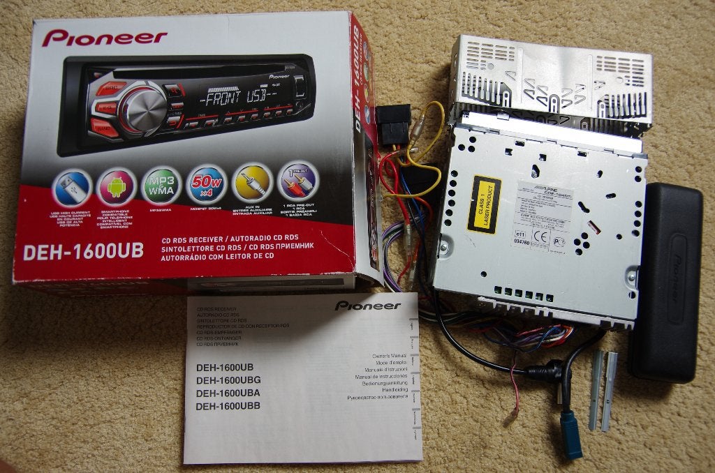 Pioneer Autoradio DEH-1600UB, Ophalen of Verzenden, Gebruikt