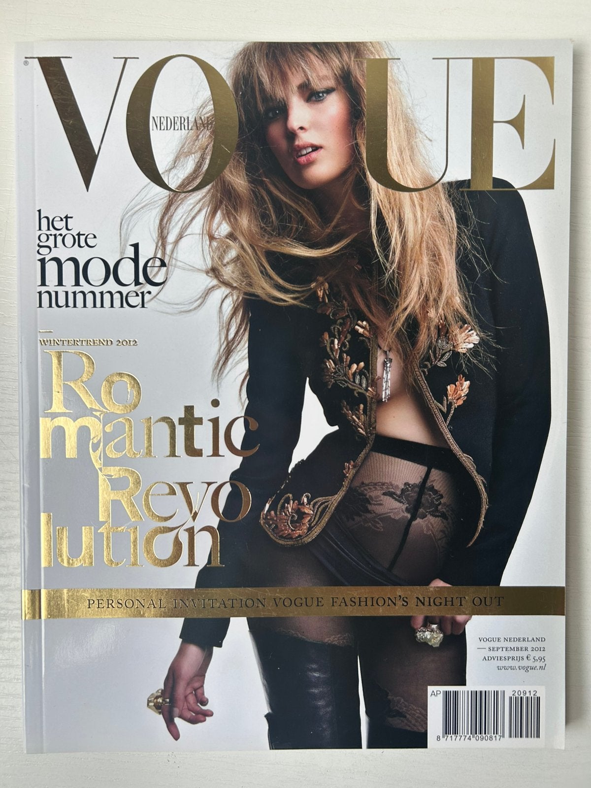 Vogue Nederland september issue 2012, Ophalen of Verzenden, 1980 tot heden, Nederland, Tijdschrift