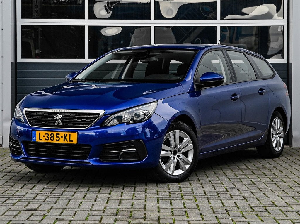 Peugeot 308 SW 1.5 BlueHDi Allure | Navi | Climate control |, Auto's, Peugeot, Gebruikt, 4 cilinders, Blauw, 140 €/maand