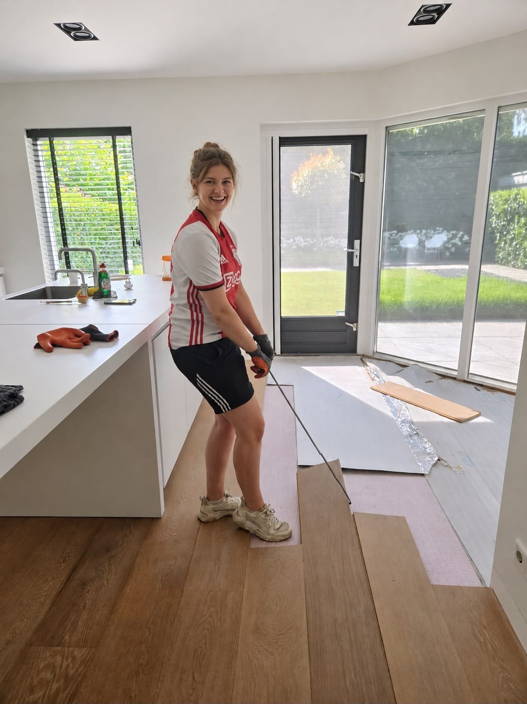 Wij kopen uw oude houten vloer !, Ophalen, Gebruikt, Vloerdelen of -planken, 10 m² of meer