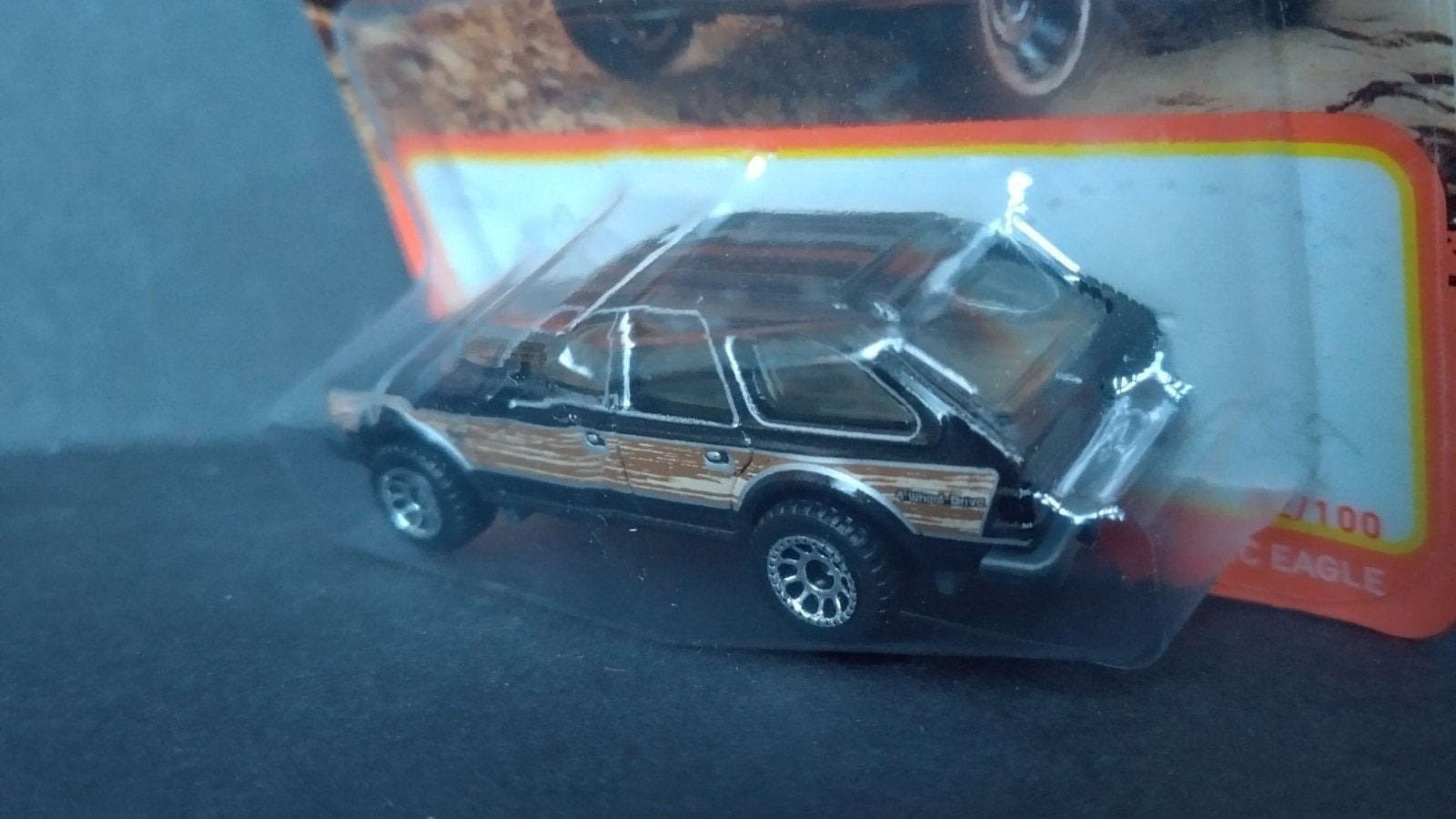 Amc Eagle Black 1:64 3nch Matchbox Pol, Auto, Verzenden, ., Nieuw