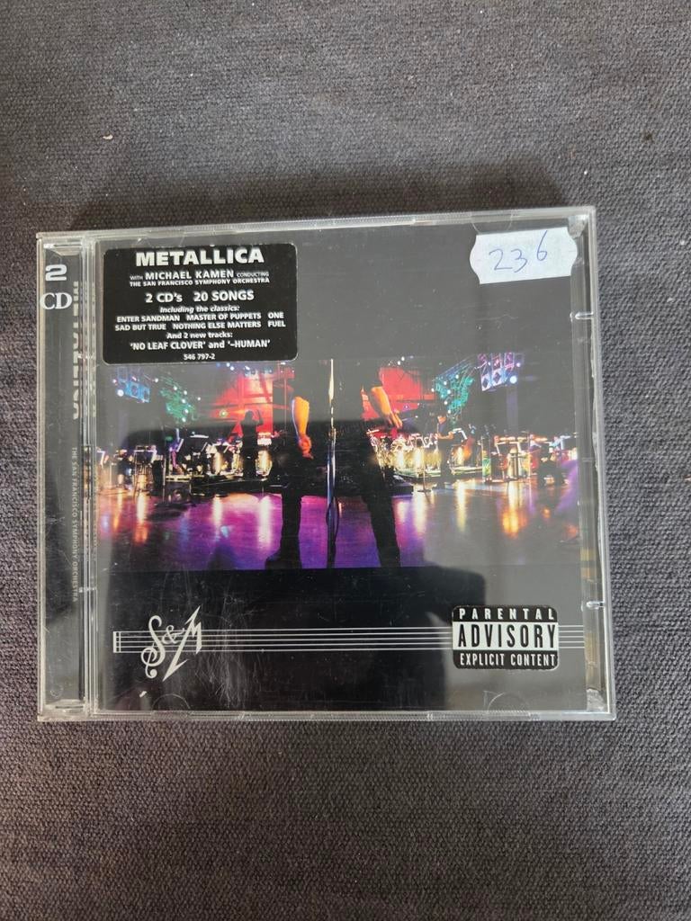 Metallica S&M 2CD Live met San Francisco Symphony, Ophalen of Verzenden, Gebruikt