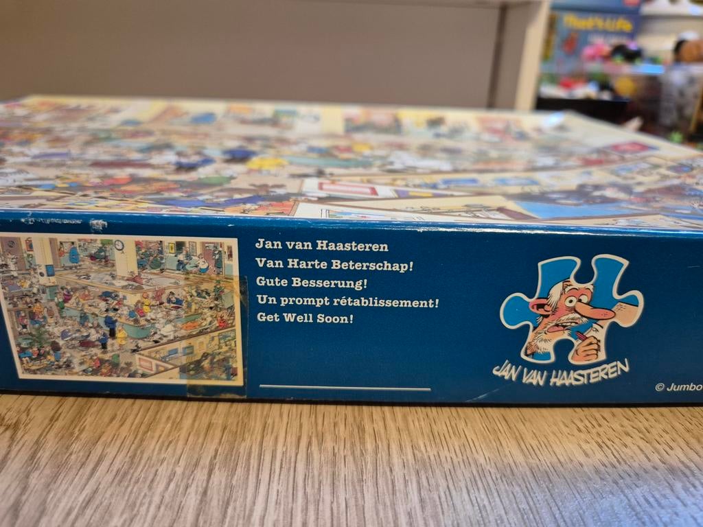 Jan van Haasteren puzzel van harte beterschap, Ophalen of Verzenden, 500 t/m 1500 stukjes