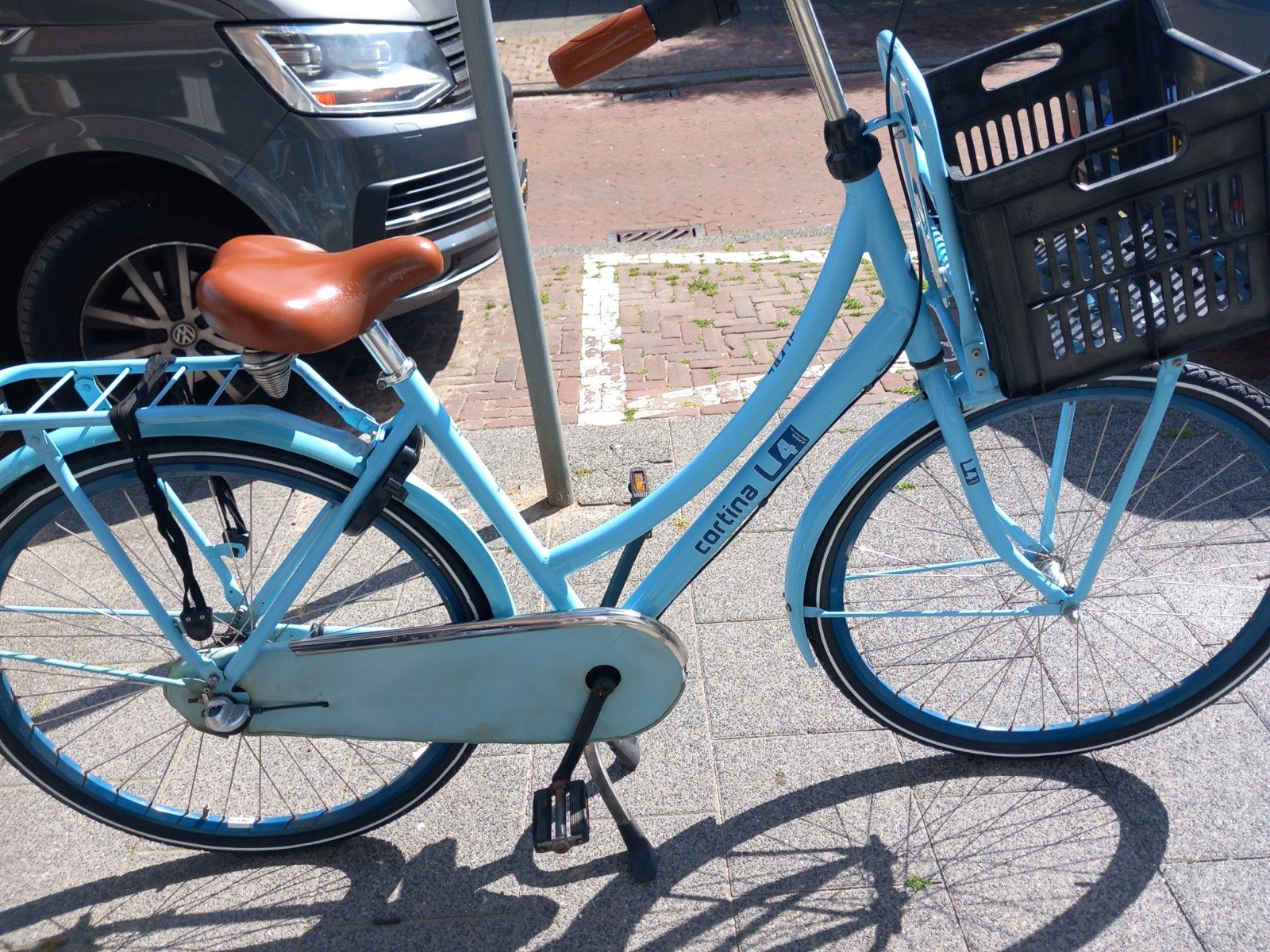 Cortina U4 28 inch damesfiets/meisjesfiets, Gebruikt, Versnellingen, 50 tot 53 cm, Ophalen
