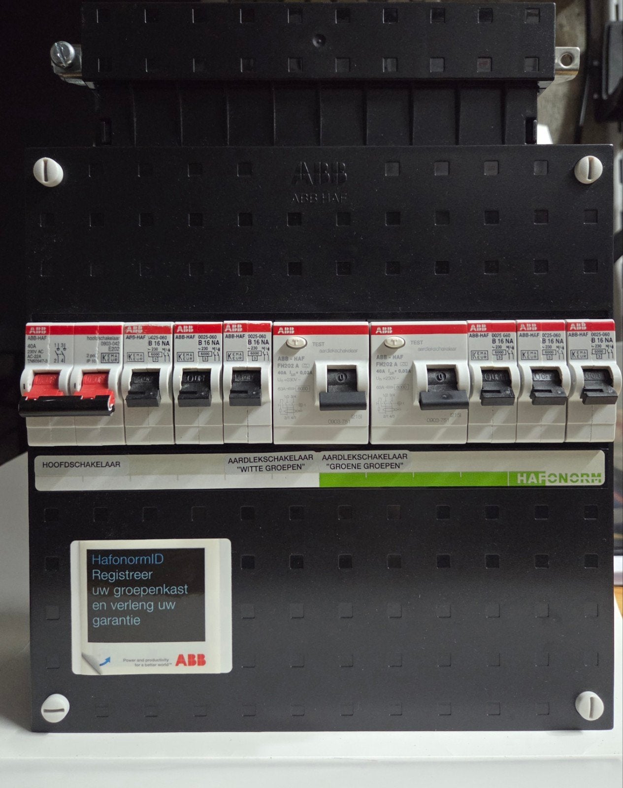 ABB  Groepenkast 1Fase, Ophalen of Verzenden, Gebruikt, ABB, Groepenkast