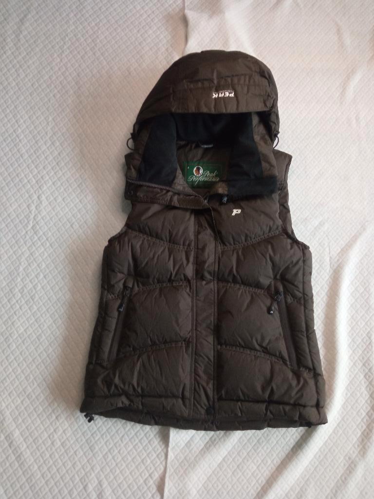 Peak Performance Bodywarmer dames M / Winter / ZGAN, Maat 38/40 (M), Bruin, Verzenden, Peak Performance