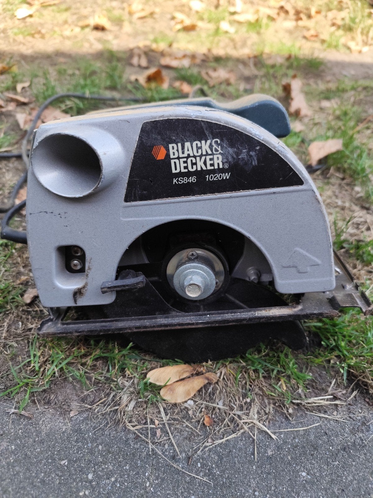 Black & Decker Cirkelzaag KS846 1020W, Gebruikt, Cirkelzaag, 600 tot 1200 watt, Ophalen of Verzenden