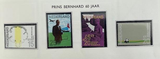 1971 Postfris 4x Prins Bernhard NVPH 992#995, Postzegels en Munten, Postzegels | Nederland, Ophalen of Verzenden, Na 1940, Postfris