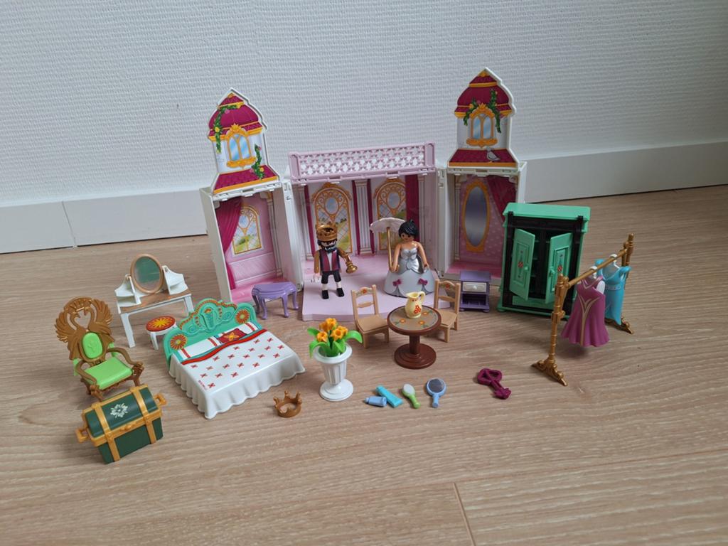 Playmobil Prinsessenkasteel met accessoires, Kinderen en Baby's, Ophalen, Gebruikt, Complete set