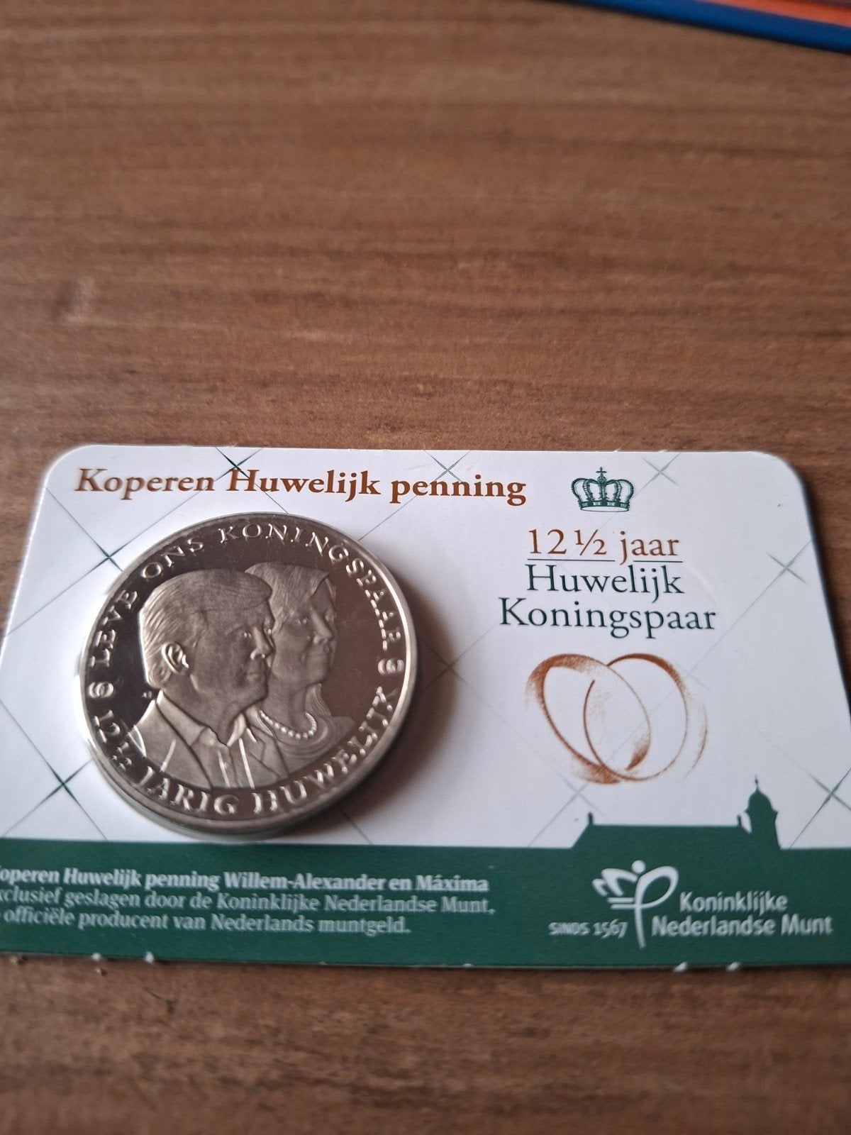 koperen huwelijk penning, Vóór koninkrijk, Verzenden, Overige waardes, Geboorte of Huwelijk