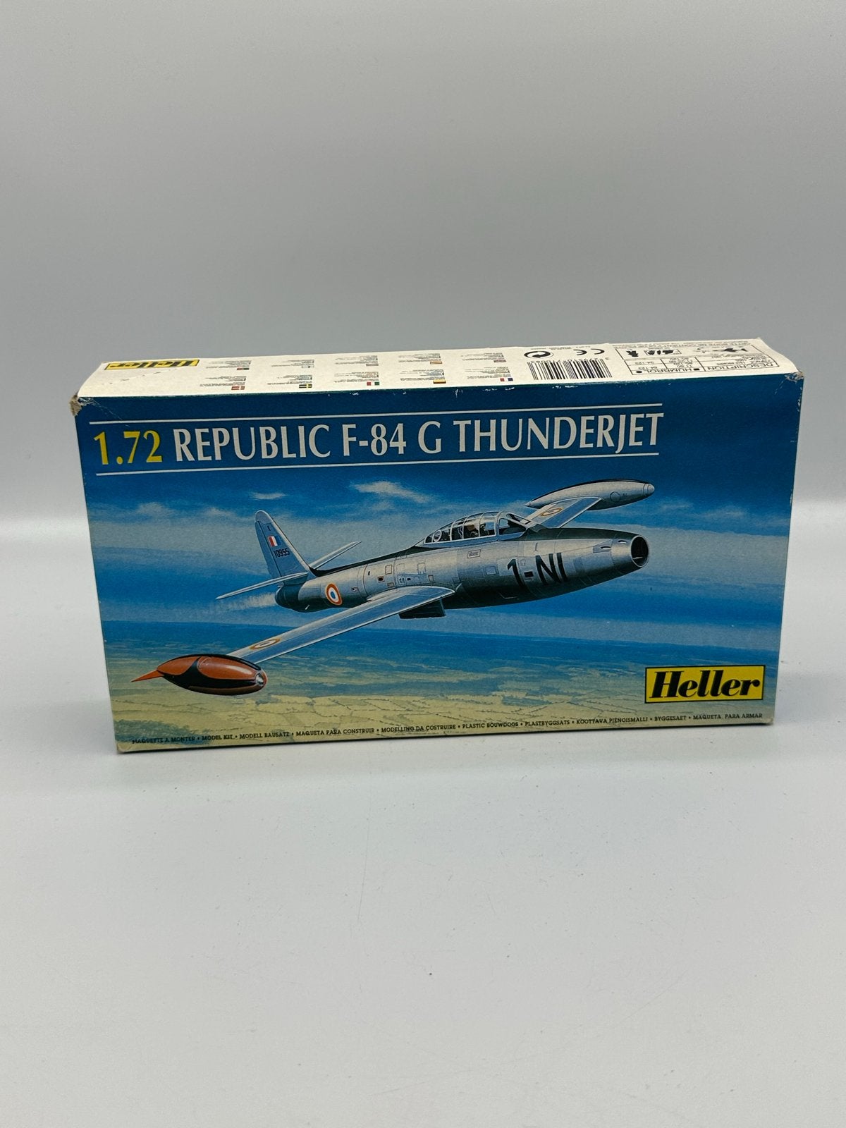 Heller 1:72 Republic F-84 G Thunderjet Modelbouwkit, Hobby en Vrije tijd, Modelbouw | Vliegtuigen en Helikopters, 1:72 tot 1:144