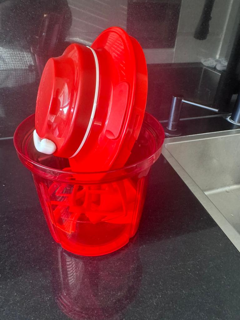 Tupperware hakmolen, Ophalen, Zo goed als nieuw, Rood, Overige typen