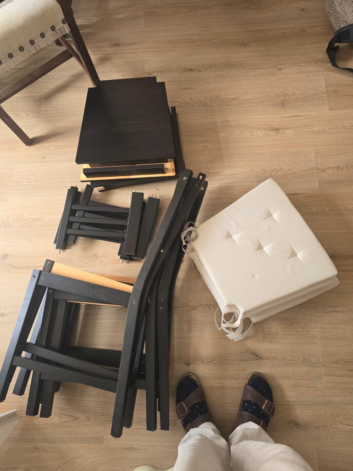 IKEA Pinntorp stoelen met kussens, Ophalen