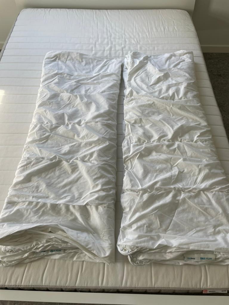 IKEA 4 seizoenen dekbed 1 pers - 140x200 - Mysa Strå, Huis en Inrichting, Eenpersoons, Wit, Ophalen of Verzenden, Deken of Dekbed