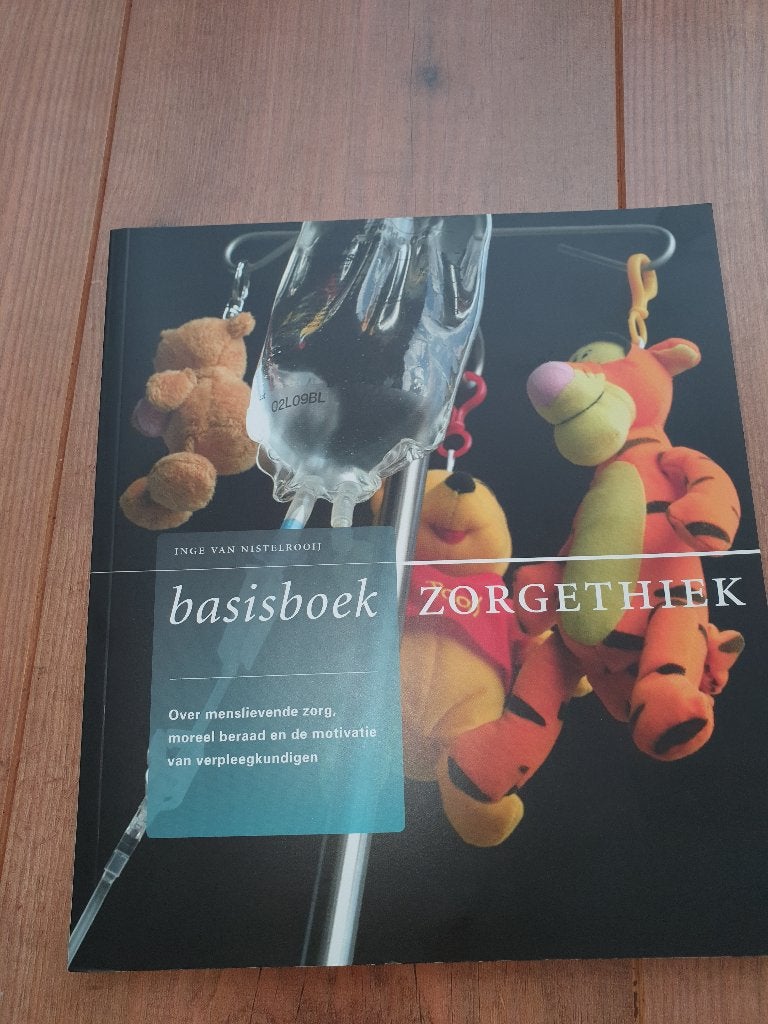 HBO- Verpleegkundige  Basisboek Zorgethiek Over menslievende, Boeken, Ophalen, Zo goed als nieuw, Overige niveaus